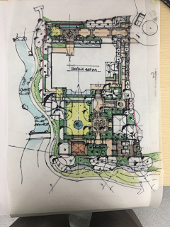 tt5nOX5x采集到庭院景观设计彩平面图