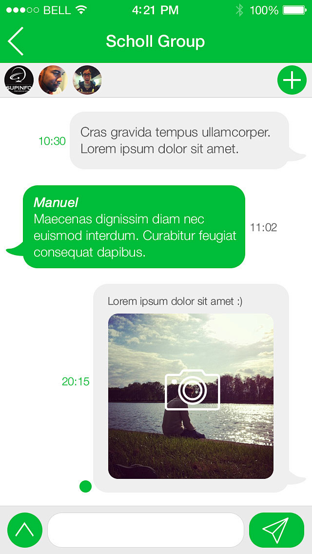 Whatsapp ios7界面设计 - ...