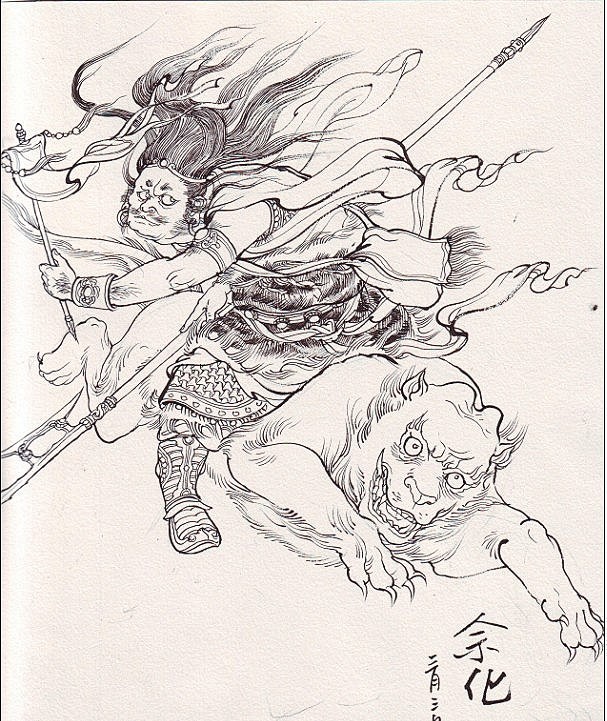 百度图片搜索_白描人物封神榜的搜索结果