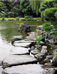 汀步-花瓣网|陪你做生活的设计师 | 水点步石 • 汀步