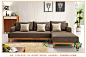 林氏家具 新中式沙发客厅沙发组合沙发 布艺沙发 品牌家具AG011#-tmall.com天猫