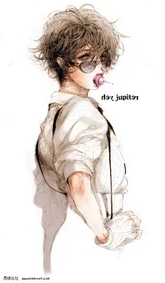 韩国画师laphet的作品——个人风格强烈！！_插画吧_百度贴吧
