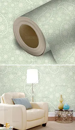 高档典雅北欧风情田园墙纸矢量壁画