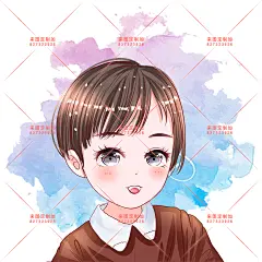 水晶风头像 手绘头像 情侣头像 女生头像 男生头像 Q版头像 可爱个性手绘 卡通头像 动漫少女 二次元头像 简笔画 超仙头像 可爱头像