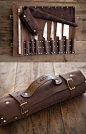 Goodson Leather Knife Roll: 