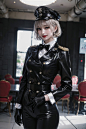 #satin #leather #latex #satinfetish #サテン #レザー #サテンフェチ #AI美女 #AIphoto #AIグラビア #AIイラスト #AIart latex military uniform httpst