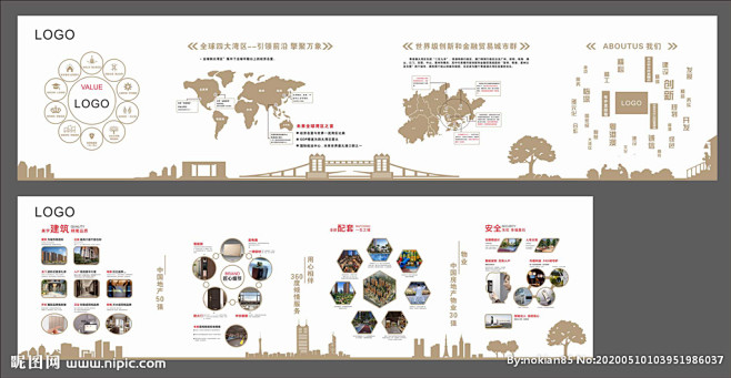 楼盘品牌墙图片,楼盘品牌墙模板下载,地产...