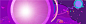 紫色扁平碎片banner海报
