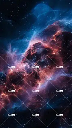 Ai产生的 星云 空间 宇宙 颜色 艺术 计算机 星星