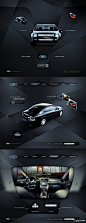 Ford Fusion汽车网站界面设计