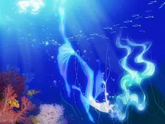 清淡的寂寞情绪 - 日系插画