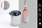 13款高档红酒葡萄酒玻璃瓶包装盒设计展示贴图PSD样机模板 Wine Bottle Label Mockup插图13