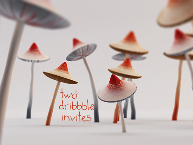 Two dribbble invites