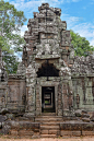 柬埔寨暹粒吴哥建筑群的塔松寺