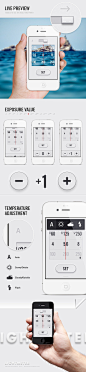 UI Design / LightMeter App | Designer: Anton Repponen