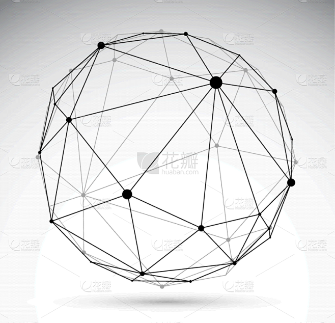 球体,技术,三维图形,绘画插图,科学,矢量,抽象,格子,斑点,联系