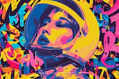 抽象涂鸦拼贴效果照片滤镜ps特效预设模板下载_颜格视觉