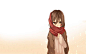 Anime 1920x1200 Shingeki no Kyojin Mikasa Ackerman anime girls scarf