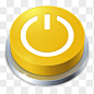 按钮，圆形按钮，立体按钮，3D按钮，黄色按钮png图标元素➤来自 PNG搜索网 pngss.com 免费免扣png素材下载！按钮#圆形按钮#立体按钮#3D按钮#黄色按钮#