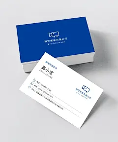 摄影影像/蓝色简约排版/个人介绍名片