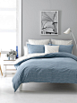DENIM QUILT COVER SETS BECK SINGLE QUILT COVERS