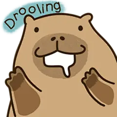 【米图网-52mitu.com】卡皮巴拉 动物 水豚 儿童 卡通 可爱 表情包卡皮巴拉