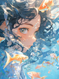 midjourney｜清爽一夏