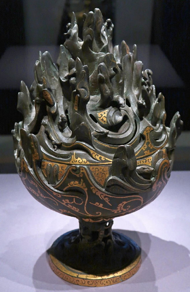 西汉错金博山炉满城汉墓一号墓出土河北博物院