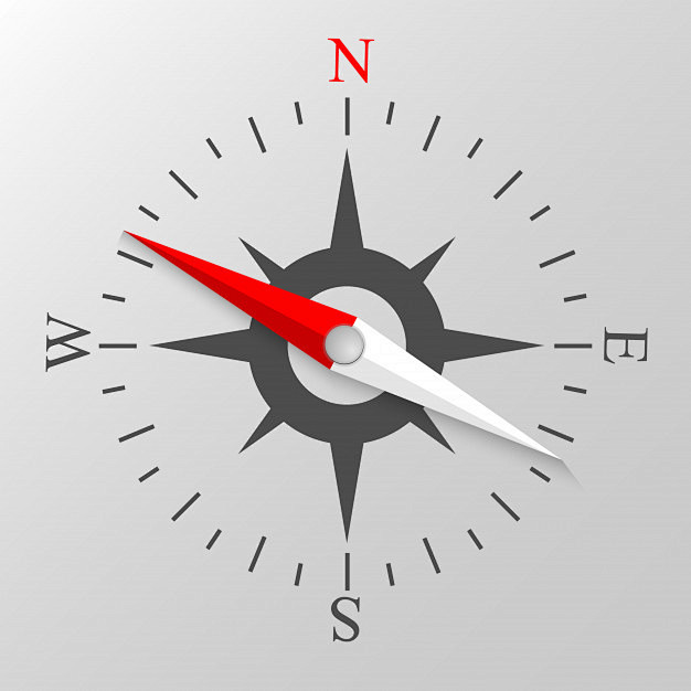 指南针罗盘图形矢量图素材