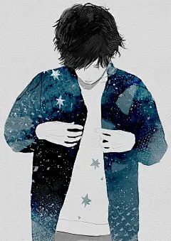 插画图集二次元薄涂人物男 (114)