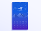 Weather app inspiration – Muzli -Design Inspiration : via Muzli design inspiration