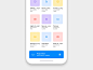File Manager (Micro-interaction) card grid ui ux list edit picker multi select gif apple app ios iphone design fluent microsoft white clean light file system manager drive cloud animation principle prototype
