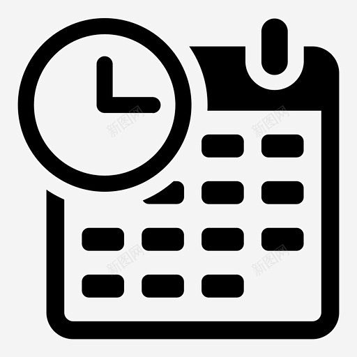 日程表日历每日图标 设计图片 免费下载 页面网页 平面电商 创意素材
