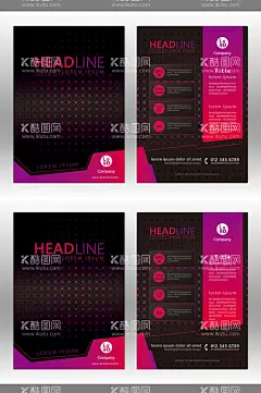 红黑时尚折页  - 源文件下载【酷图网】红黑,时尚,折页,时尚企业,时尚海报,折页样机,时尚折页,时尚三折页,地产折页,企业折页,