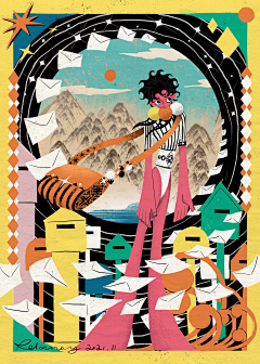 Yukikann_采集到插画构成