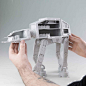 3D打印的星球大战步行机。模型文件可点击图片进入下载。设计师 Kirby Downey #电影# #原力觉醒# #星球大战# #周边# #COSPLAY# #创意# #道具# #科技# #3D打印# #3D模型#