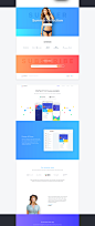 Products : Epic Rainbow kit is a fresh, stylish and modern UI kit, carefully crafted to help you build amazing landing pages in Sketch & Photoshop. All elements are vector based, fully editable and created using a bootstrap grid. Move blocks around to