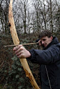 Yew flatbow, mostly sapwood. in Archery - Primitive Bows Forum