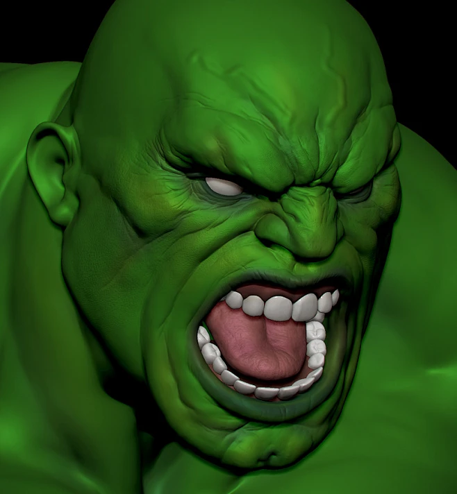 RED HULK , Re Gan : Fan art. Reference by Side show assemble Green hulk ...