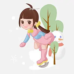 卡通手绘女孩冬日滑冰游玩插画图片大小3000x3000px 图片尺寸1.59 MB 来自PNG搜索网 pngss.com 免费免扣png素材下载！冬季#高山#滑冰#滑冰鞋#卡通手绘#旅行#室外#树木#休闲娱乐#雪地#雪花#雪人#雪天#