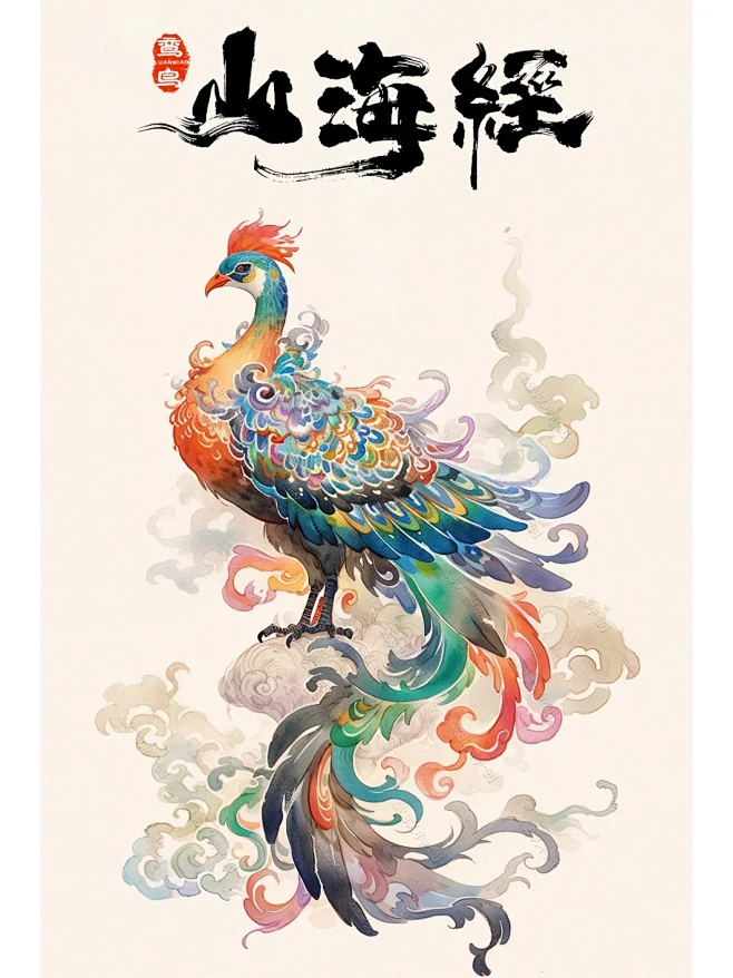 『鸾鸟』山海经中最祥瑞的神鸟！-花瓣网