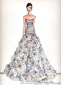 李可怡采集到婚纱设计
