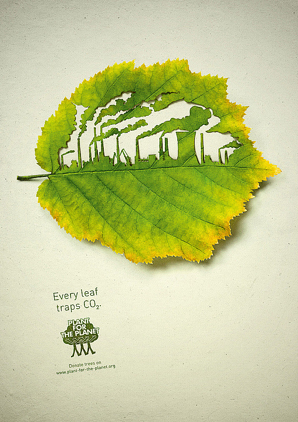 森林能吸收工厂等排放的二氧化碳，不要破坏...