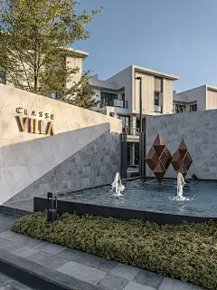 菱形符号的曼谷classe villa别墅景观 by N7A Architects-mooool设计
