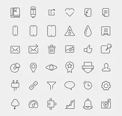 仪表板线性图标 - 图标 - Sketch It's Me