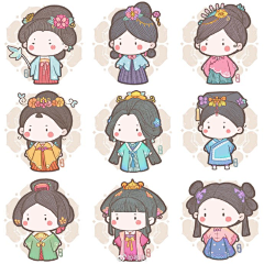 椰花糖采集到人物插画