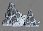 3Dmax/zbrush/unity/c4d三维山体岩石头雪山游戏动画模型maya素材-淘宝网