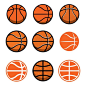 篮球矢量图设计素材