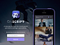 Dribbble - OnScript Signup Page by Shane Helm