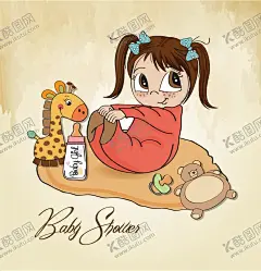 婴儿 【酷图网】手绘儿童,可爱儿童,卡通人物,儿童,婴儿,卡通儿童,卡通头像,卡通女孩,可爱男孩,扁平化,男孩,女孩,孩子eps素材